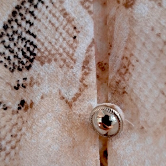 White House Black Market Snake-Print Soft Blouson Mini Dress - 4 - Picture 16 of 17